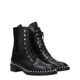 Stuart Weitzman Black Leather Ankle Boots